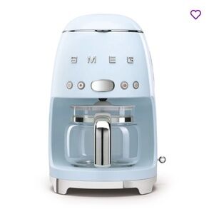 SMEG 50's Retro Style 10-Cup Drip Coffee Machine with Filter DCF02PBUS